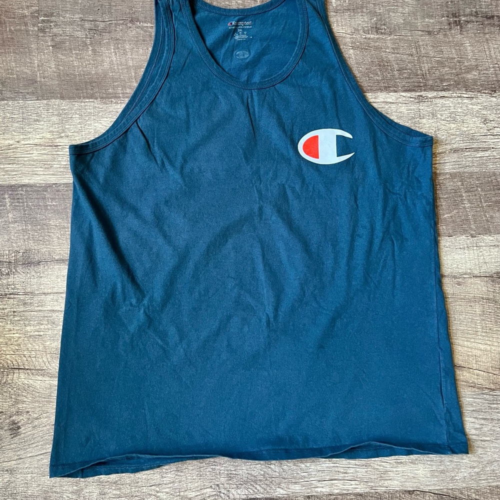 Men’s Champion Blue Tank 2XL